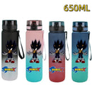 650ML Sonic Hedgehog Sport Water Bottle Large Capacity Cartoon Portable Plastic Water Bottle Drinking Cup Student Birthday Gifts