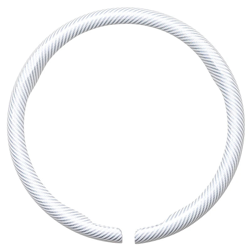 Steering Size 36-38cm Universal Non-slip D-shaped Round Breathable Car Steering Wheel Cover Protector Suitable Auto Accessories