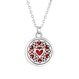 Tree of Life Aromatherapy Necklace Perfume Essential Oil Diffuser Alloy Stainless Steel  Locket Pendant Aroma Diffuser Necklace