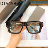Original Factory DT GRANDMASTER-EIGHT DTS458-A With Brand Box Popular Green Acetate Frame Classic Business Men Women Sunglasses