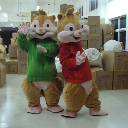 New MINISO Disney Alvin And The Chipmunks Tamias Mascot Costume Advertising ceremony Fancy Dress Party Animal carnival perform