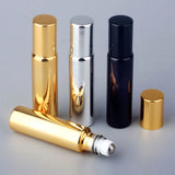 5/10ml UV Glass Stainless Steel Beads Essential Oil Roll-on Glass Bottle Eye Cream Massage Application Sample 1pc