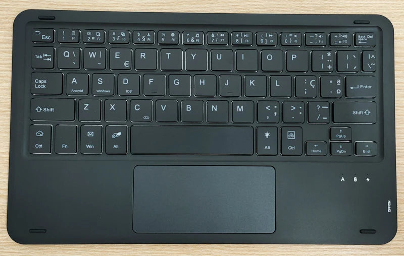 Bluetooth Keyboard Case For Xiaomi Pad 7 7 Pro 11.2 Trackpad Tablet Case Russian Arabic Hebrew Spanish Korean French Keyboard