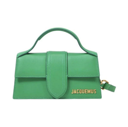 Jacquemus Luxury Yellow Women Top Handle Purse Half Round Design Brand Leather Underarm Flap Shoulder Bag Fashion