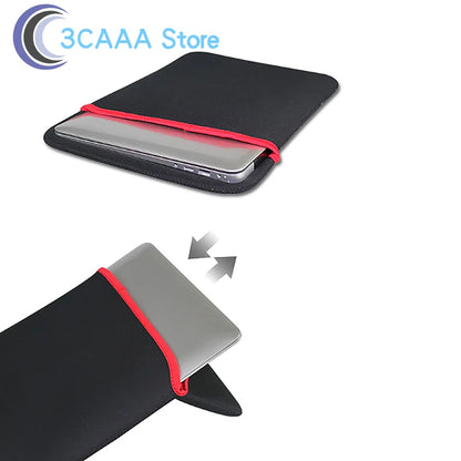 7/8/9/10/12/13/14Inch Double Faced Laptop Pouch Protective Bag Neoprene Soft Sleeve Tablet PC Case Bag Waterproof Laptop Bag