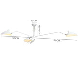 Modern Creative Spider Grabbing Pendant Light Personalized and Simple Living Room LED Ceiling Lamp Bedroom and Study Light
