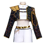 Kids Girls Rummi Devil Hunters Zoeyy Miraa Cosplay Costume for Children Idol Roleplay Outfits Halloween Carnival Suit