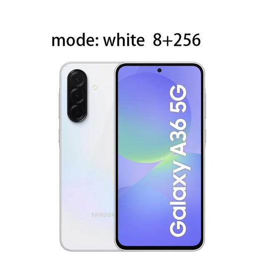 Samsung galaxy a36 5g - 8gb + 128gb 50mp camera 6.7" screen eu version samsung wallet slim glass back 5000mah battery IP67