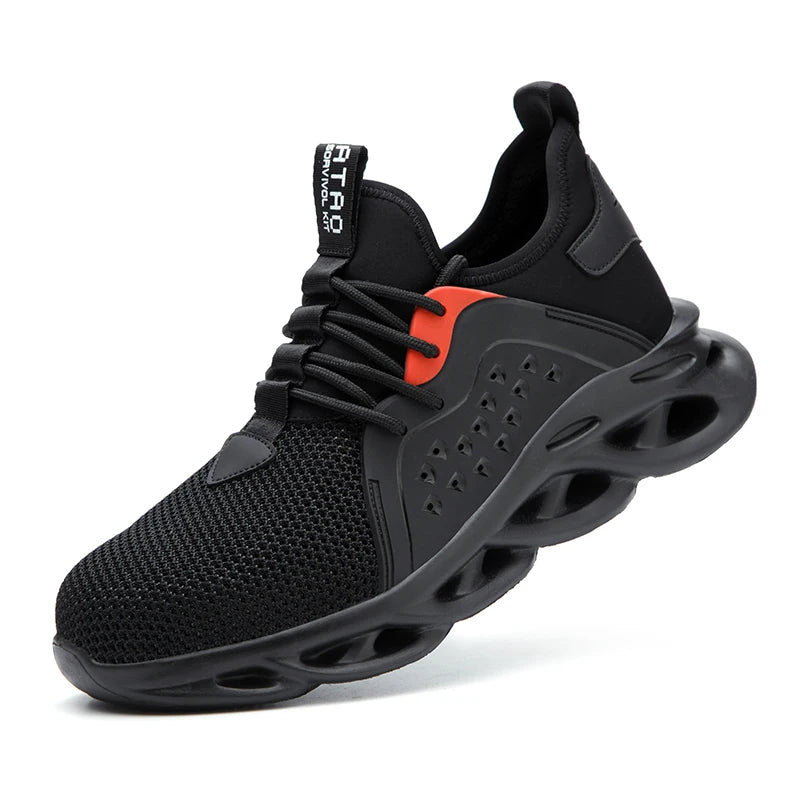 Men Safety Footwear Indestructible Shoes Sneakers Steel Toe Protective Boots Anti-smash Anti-puncture Work Safety Anti-slip Shoe