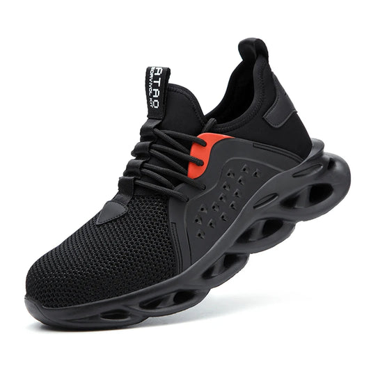 Men's Safety Footwear: Indestructible Steel Toe Protective Boots - Anti-Smash, Anti-Puncture, Work Safety, Anti-Slip Shoes