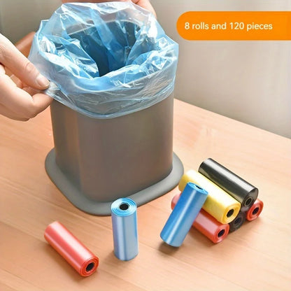 1200pcs Random Color Cartoon Paw Graphic Dog Poop Bags Pet Poop Bags Leak-Proof Dog Waste Bags For Pet Supplies