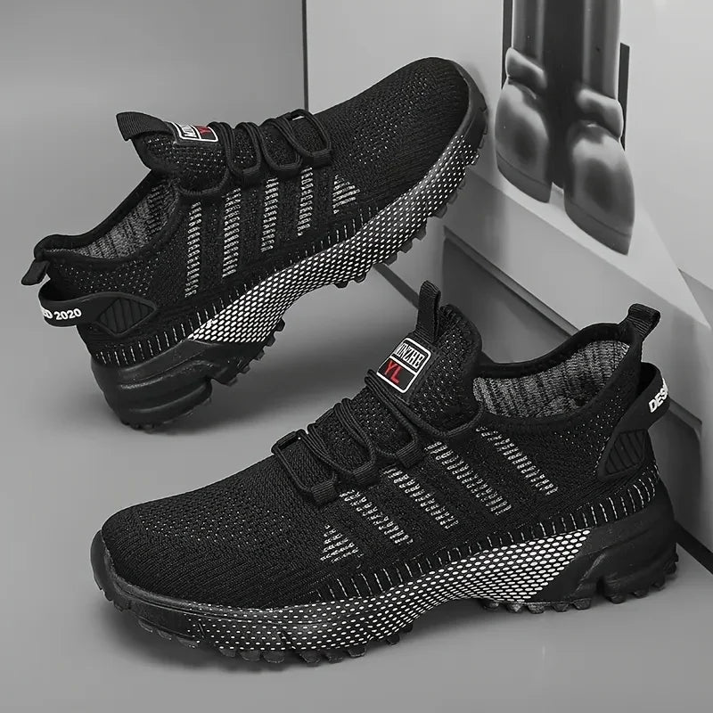 New 2025 Men Running Shoes Breathable Outdoor Sports Shoes Lightweight Sneakers for Men Comfortable Athletic Training Footwear