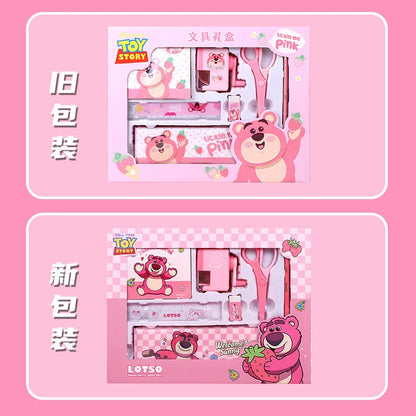 Disney Stationery Set Gift Box Mickey Minne SpiderMan Lotso Frozen Primary student School Supplies Boys girls Children's Gift