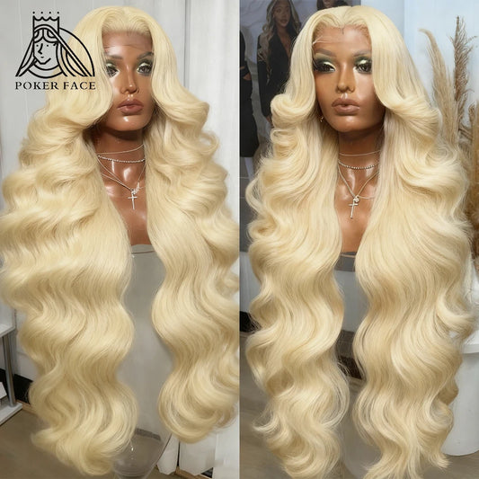 30 40 Inches Body Wave 613 Honey Blonde Lace Wig HD Transparent 13x4 Lace Front Human Hair Wigs Colored 13x6 Lace Frontal Wigs