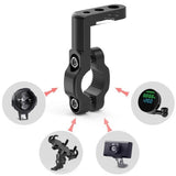 1/2pcs Car & Motorcycle Headlight Clip Bracket Kit, Universal for Truck, Car, ATV, Motorcycle LED Work Light Pole Installation