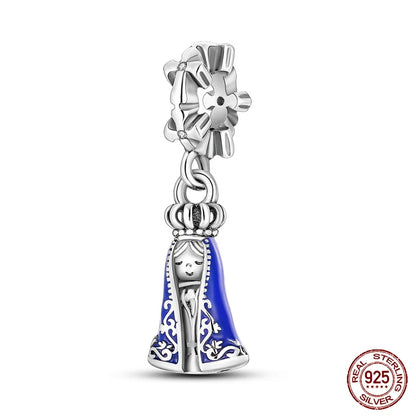 Ocean Series - Original Genuine 925 Sterling Silver Turtle Crab Mermaid Charm Beads Suitable for 3mm Bracelet DIY Making Pendant