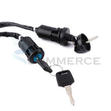Motorcycle Electric Door Lock 4 Male Plug Ignition Key Switch For 50cc 110cc 125cc 150cc 250cc ATV QUAD Dirt Bike Accessories