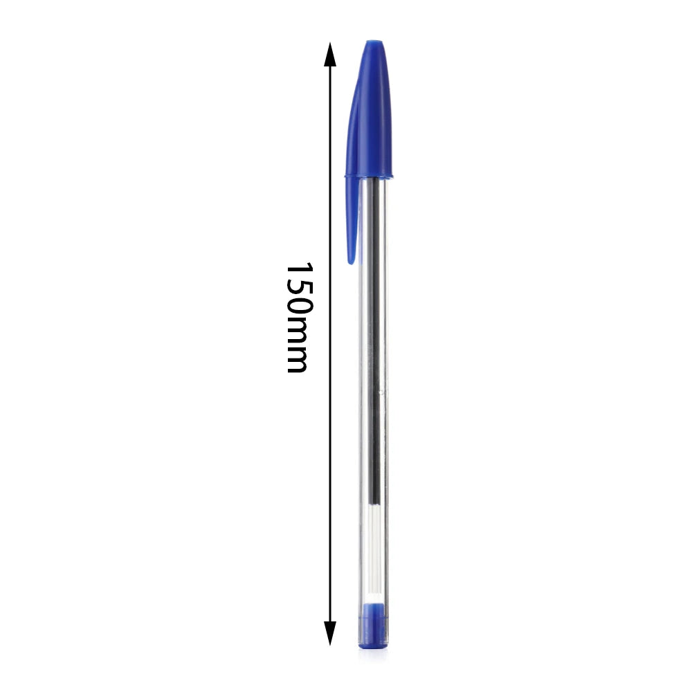 5/10 Pcs Black Red Blue Ballpoint Pen 1.0mm Ballpoint Pen Student Signing Pen Writing Pen Stationery School Office Accessories