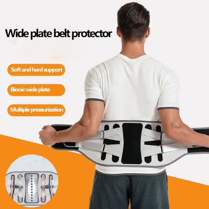 Cinturón de soporte lumbar para hernia discal, corsé ortopédico para aliviar el dolor de espalda y corregir la postura, descompresión de la columna vertebral.