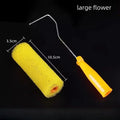4/8inch Wall Paint Roller Brush Portable Sponge Painting Roller with Handle Roller Brush Paint Portable for Wall Painting Tool