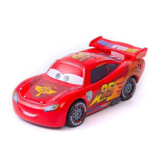 Disney Pixar Cars Toys Racing Lightning McQueen Jackson Storm Mater Sheriff 1:55 Diecast Model Car Toy Children Birthday Gift