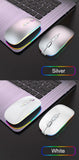 Bluetooth Mouse for Asus ZenBook 14 UX433 Vivobook Flip 14 12" M420 R211 Laptop PC Wireless Mouse Rechargeable Mute Gaming Mouse