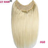 ZZHAIR 100% Brazilian Human Remy Hair Extensions 120g-200g 16"-26" U Piece Wig Clip-in Natural Straight