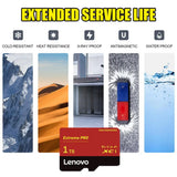 Lenovo High Speed Mini SD Memory Card 2TB 1TB Class 10 Micro TF Flash Usb Pen Drive Card 1TB 512GB 256TB 128TB For Smartphone