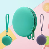 Small Purse Silica gel Handbags For Women Round Shape Mini Luxury Designer Female Messenger Coin Purse