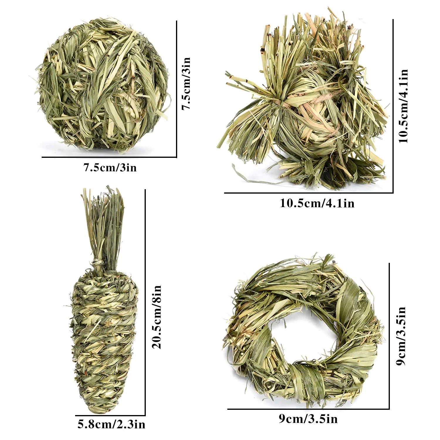 Small Animal Chew Toys For Ribbit Bunny Hamster Guinea Pigs Chinchillas Tooth Cleaning Molar Grinding Toys Samll Pet Supplies