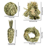 Small Animal Chew Toys For Ribbit Bunny Hamster Guinea Pigs Chinchillas Tooth Cleaning Molar Grinding Toys Samll Pet Supplies