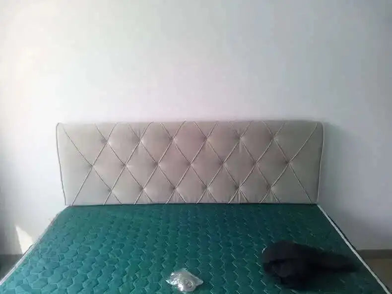Backrest Soft Bag Bed Headboards for Hotel Headboards American Flannel Cloth Skin-Friendly Light Luxury Household Bed Headboards