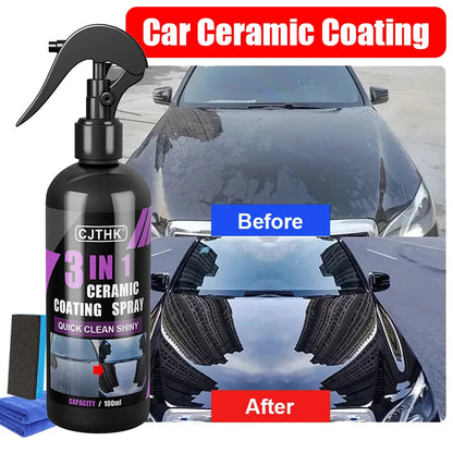 Recubrimiento cerámico nano para coche, recubrimiento líquido, capa hidrofóbica de nanocristal, antiarañazos, cera para coche, pulido de coche.