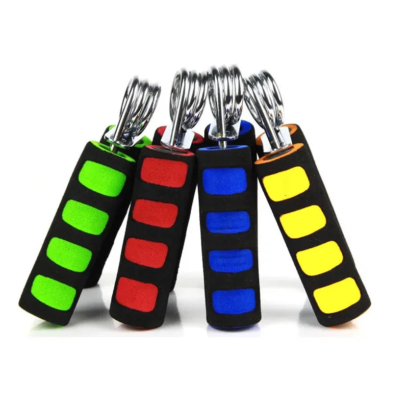 1 esponja para ejercitar los dedos, color aleatorio, para aumentar la fuerza del antebrazo, agarre de mano con resorte, para mejorar la salud, venta al por mayor.