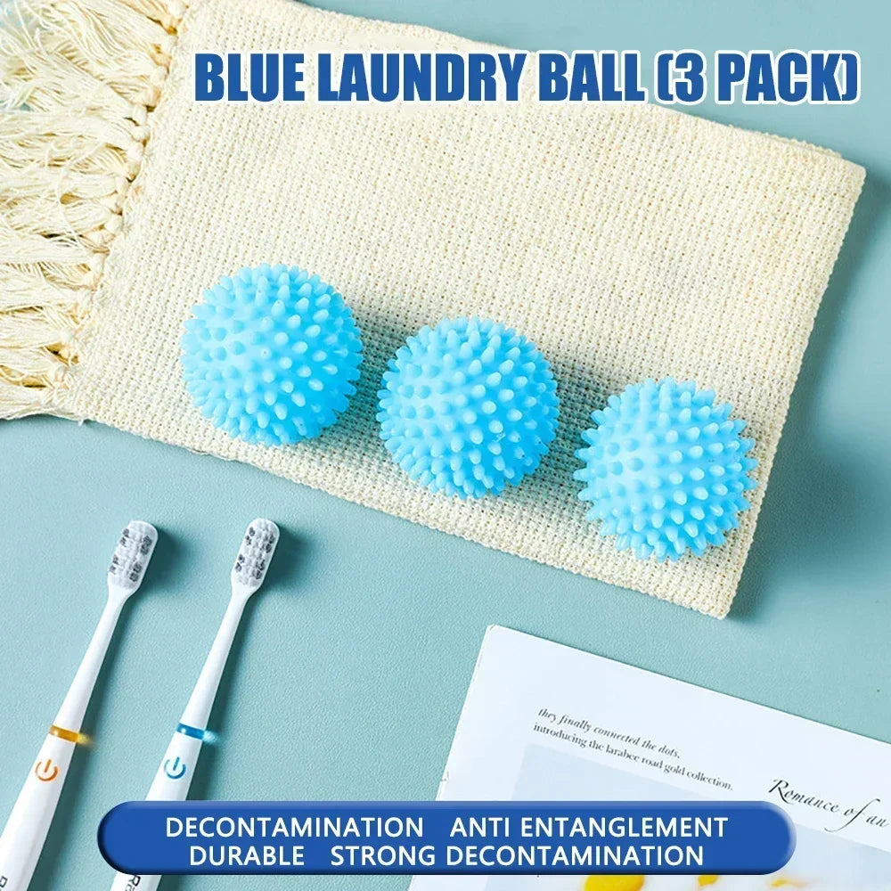 1/3PCS Magic Laundry Balls Reusable PVC Solid Cleaning Ball Household Cleaning Washing Machine Accessories Clothes Softener