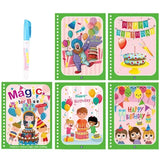 Drawing Coloring Books for Kids Magic Water Book with Pen 2 To 4 Years Old Children Learning  Education Toy Baby Montessori Toys
