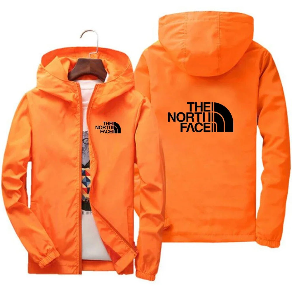 Chaqueta con capucha para hombre, nueva y popular para primavera y otoño de 2025, ideal para actividades al aire libre, ocio, moda urbana, chaqueta para hombre.