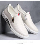 Casual Leather Shoes Men Loafers Trend Brand Business Shoes Autumn Slip-on Flat Men's Sneakers Comfortable Moccasins Zapatos Hombre