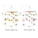 Baby Crib Mobile Rattle Toy Wooden Bed Bell Mobile Hanging Teddy Velvet Bear Doll Toy Newborn Music Box Crib Mobile Bracket Gift