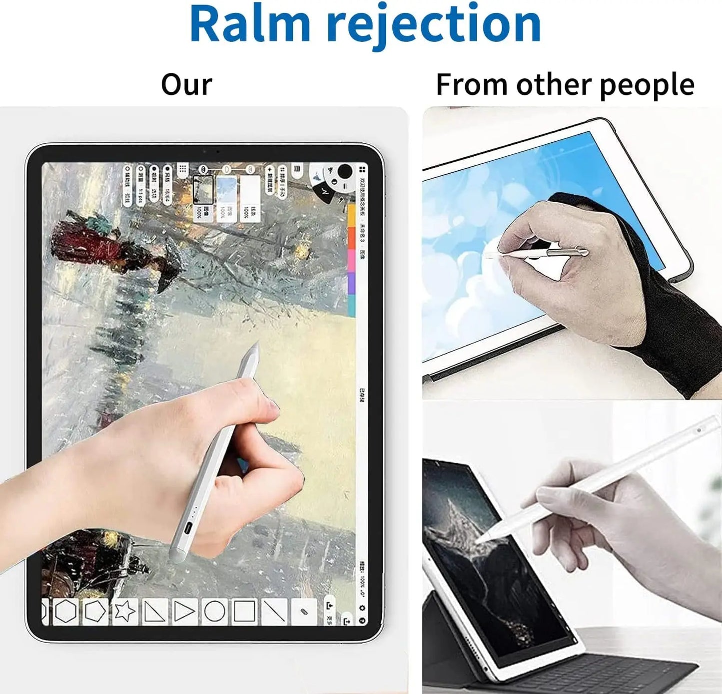 Lápiz óptico universal de respuesta rápida para tableta, teléfono, lápiz táctil para iOS, Android, Apple, XIAOMI, HUAWEI, Samsung para dibujar, escribir juegos.