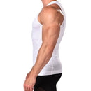 Men Slimming Elastic Body Shapewear Vest Tight Skinny Shirt Fitness Waist Compression Control Abdomen Breathable Sport Vest