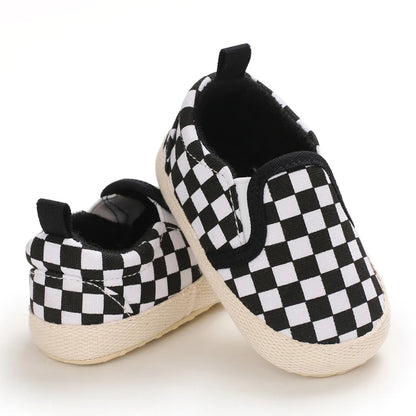 Newborn Baby Canvas Shoes Anti-slip Soft Baby Boy Girl Sneakers Casual Multi-Color Toddler First Walkers Crib Shoes