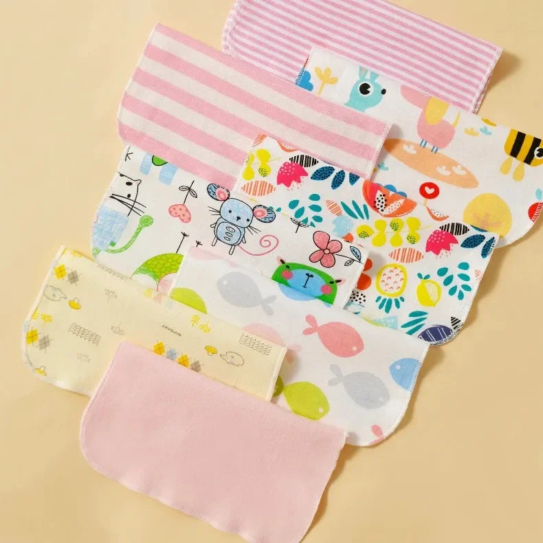 Juego de toallas de algodón para bebés recién nacidos (5/8 piezas), toalla de saliva, toalla de lactancia, toalla para bebés, niños y niñas, toallitas de tela, pañuelos.