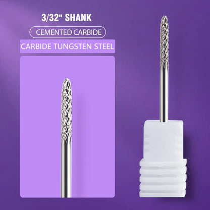 1pc Nail Drill Bit Rotate Burr Milling Nail Cutter Bits Electric Drill Machine For Manicure Pedicure Tools