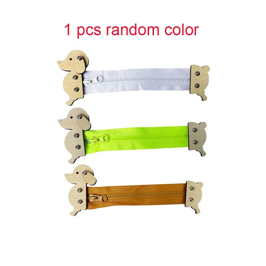 Wooden Busy Board DIY Toy Baby Montessori Sensory Activity Board Accessories For Children Locks Busyboard Parts Educational Toys