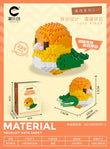 Parrot Micro Building Blocks Bird Cockatiel Budgerigar DIY Assembled Pigeon Macaw 3D Model Mini Brick Figures Toys For Kids