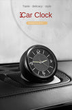 Car Clock Luminous Mini Automobiles Internal Stick-On Digital Watch Mechanics Quartz Clocks Auto Ornament 40mm 43mm