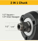 DEWALT DCF921 ATOMIC 20V MAX 1/2 in. Cordless Impact Wrench - Variable Speed, Bare Tool for Pro - Grade Performance Powerful