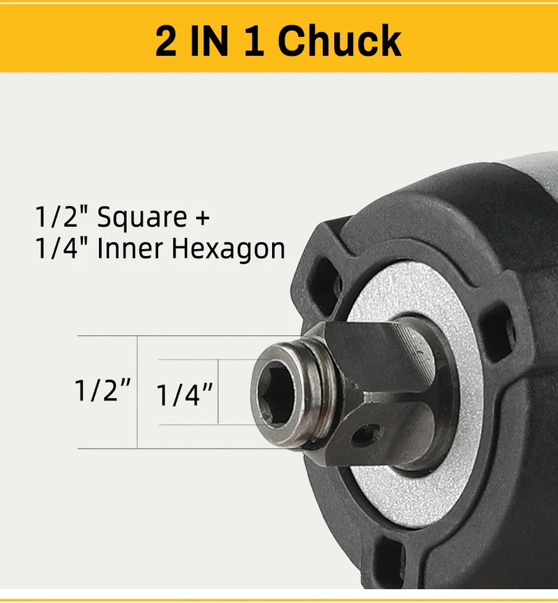 DEWALT DCF921 ATOMIC 20V MAX 1/2 in. Cordless Impact Wrench - Variable Speed, Bare Tool for Pro - Grade Performance Powerful
