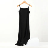 XL to 8XL Lengthen Modal Dress Plus size Spaghetti strap bottoming dresses Halter sundress Camisoles slips Inner Petticoat